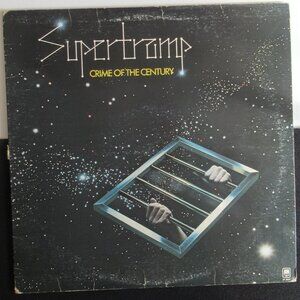 Supertramp, Crime of the Century, VG+, Vintage, Vinyl, Album, Music, 70s
